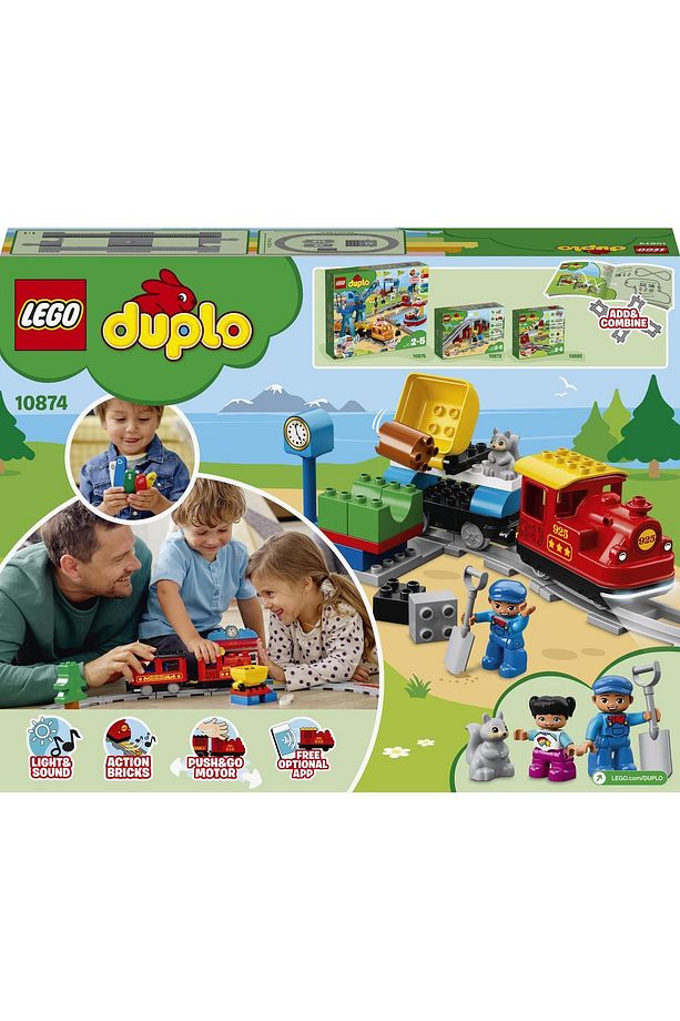 ® DUPLO® Buharlı Tren 10874 - Çocuklar için Oyuncak Yapım Seti (59 Parça) - 6