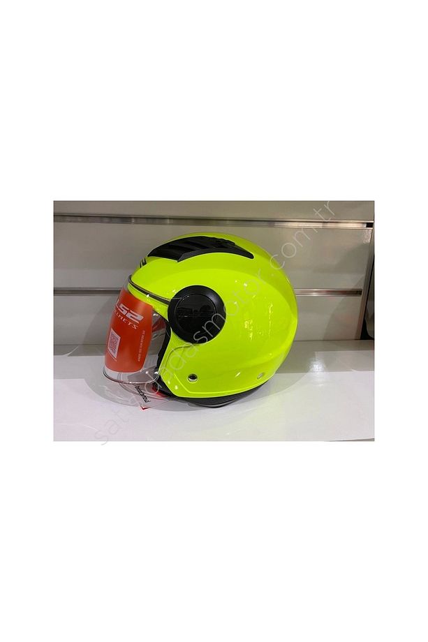 AIRFLOW NEON YEŞİL AÇIK KASK - 3