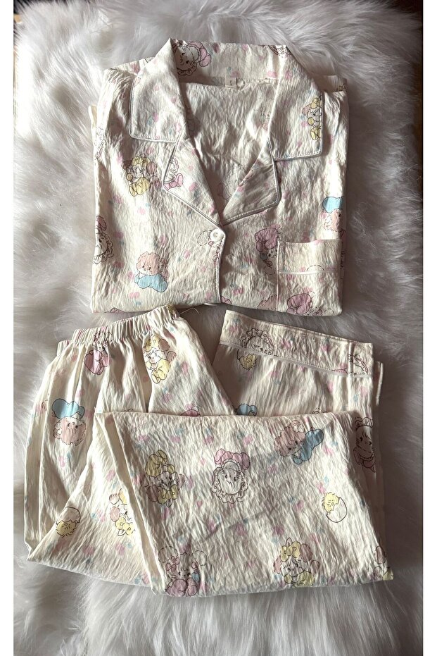 hayvan figürlü pijama takımı