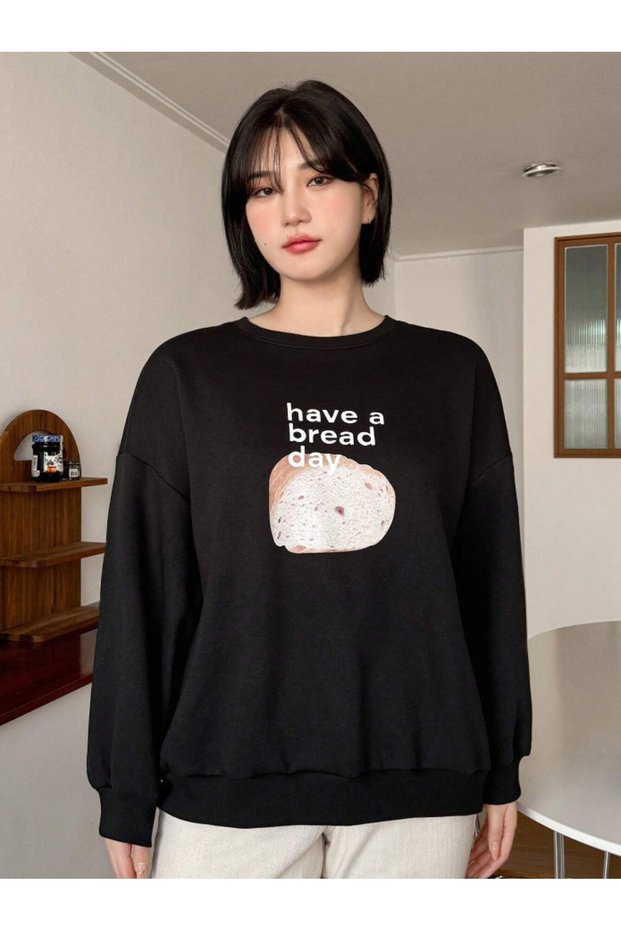 Unisex Have a Bread Day Press Sweatshirt