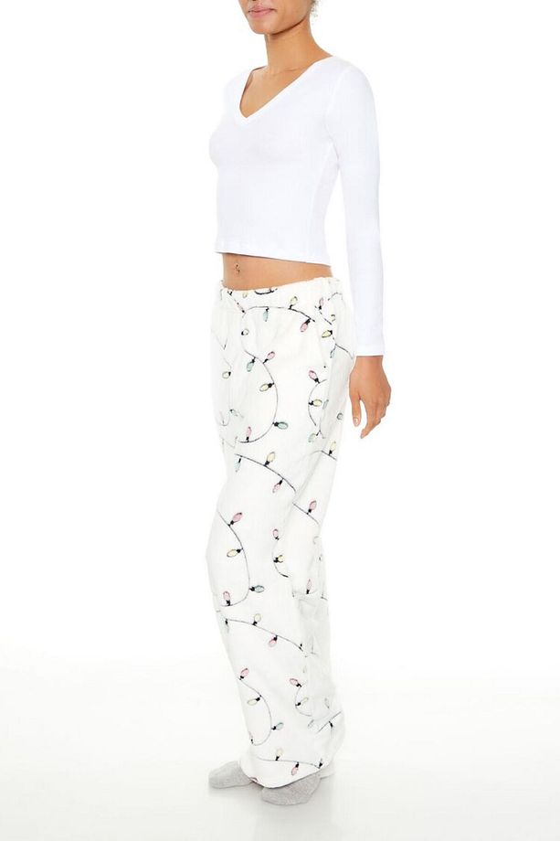 Desenli Pijama Altı - 4