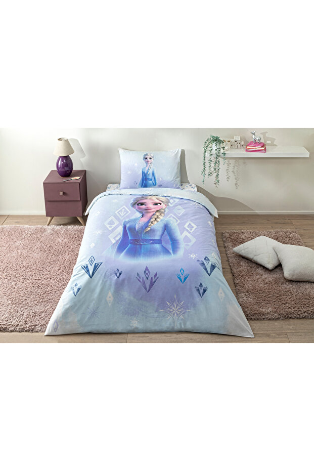 Single Licensed Duvet Cover Set Disney Frozen Diamond