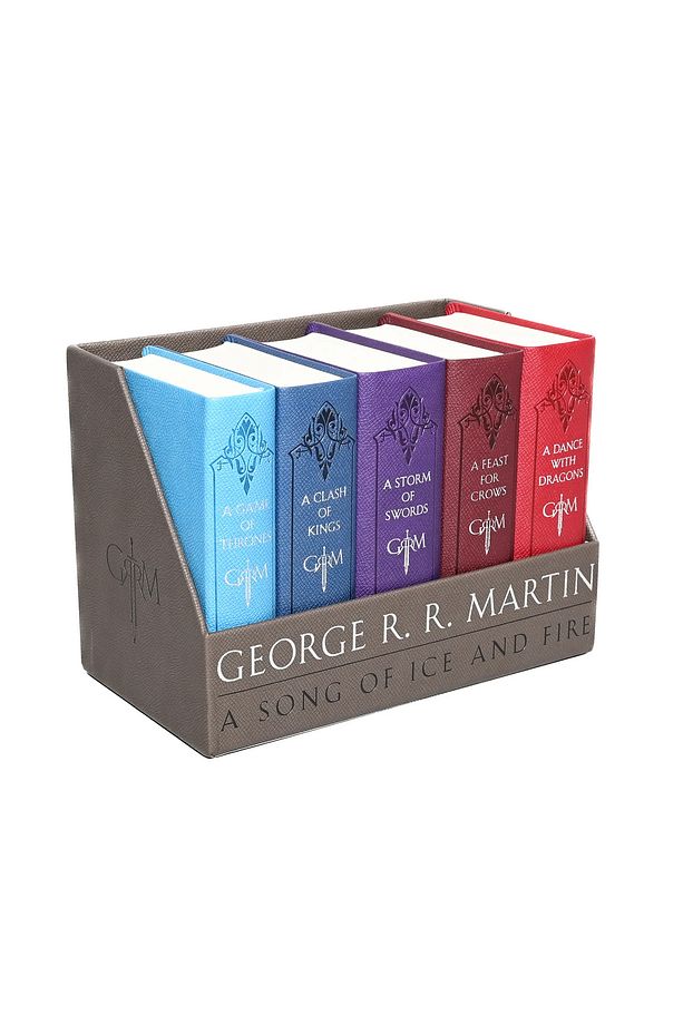 A Game Of Thrones - (SONG OF ICE AND FİRE SERİES) Leather Cloth Boxed Set - Leather Bound - 2