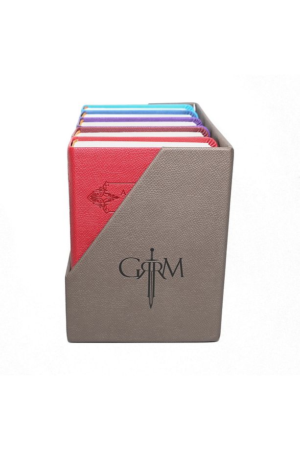A Game Of Thrones - (SONG OF ICE AND FİRE SERİES) Leather Cloth Boxed Set - Leather Bound - 3