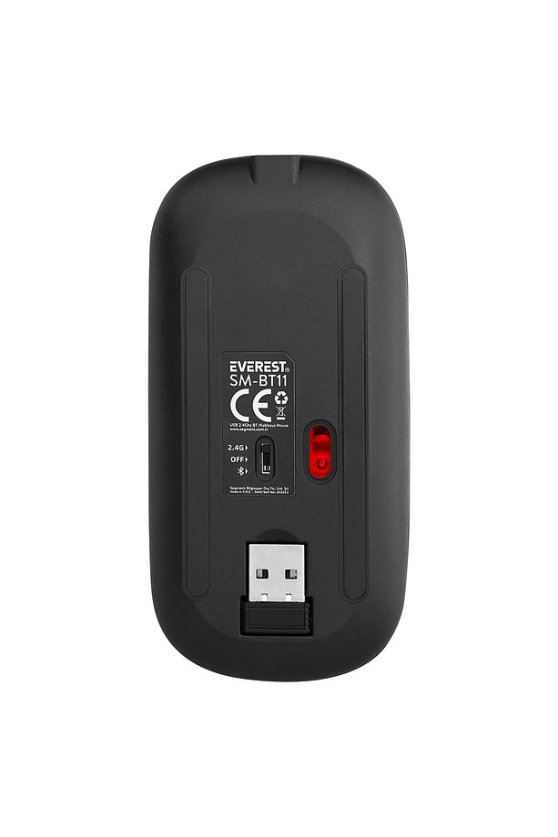 BT11 2in1 Bluetooth Mouse ve 2.4GHz Şarjlı Mouse Kablosuz Mouse Wireless Mouse - 6