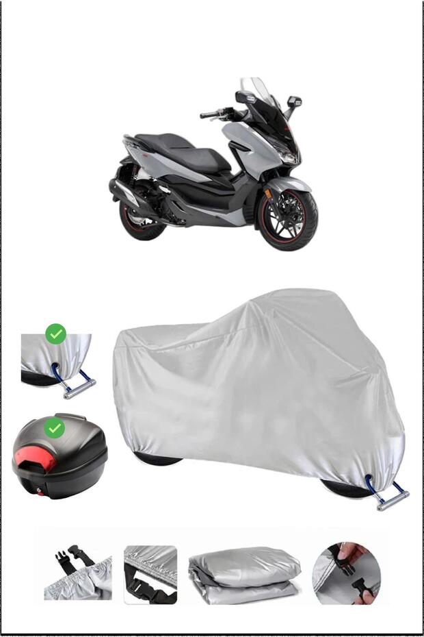 Honda Forza250(Nss250) Rear Bag Lock Compatible Waterproof Motorcycle Tent-Gray