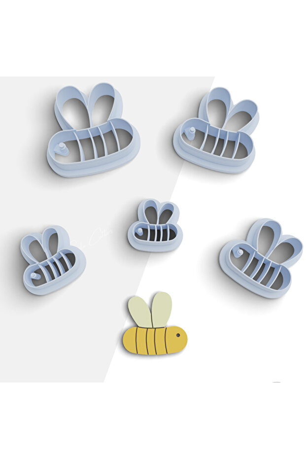 Bee Shaped Polymer Clay Mold, Ceramic Molds Jewelry Mold, Clay Cutter, No:1178
