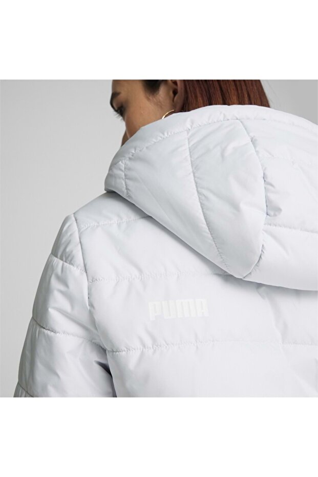 ESS Padded Jacket 848940 Şişme Kadın Mont GRİ - 4