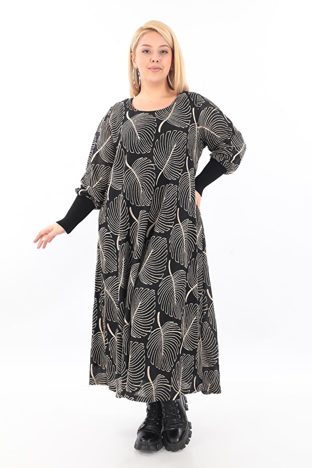 21606 ELBISE SIYAH - 2