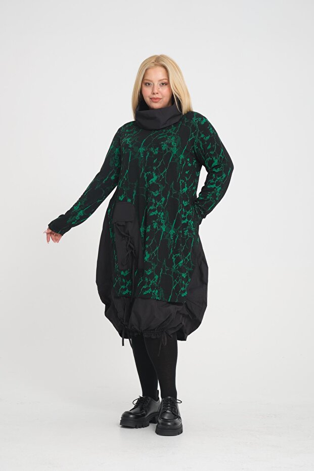 24591 ELBISE YESIL - 6