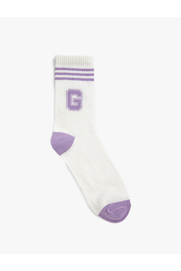 جوارب مطبوعة بحرف G