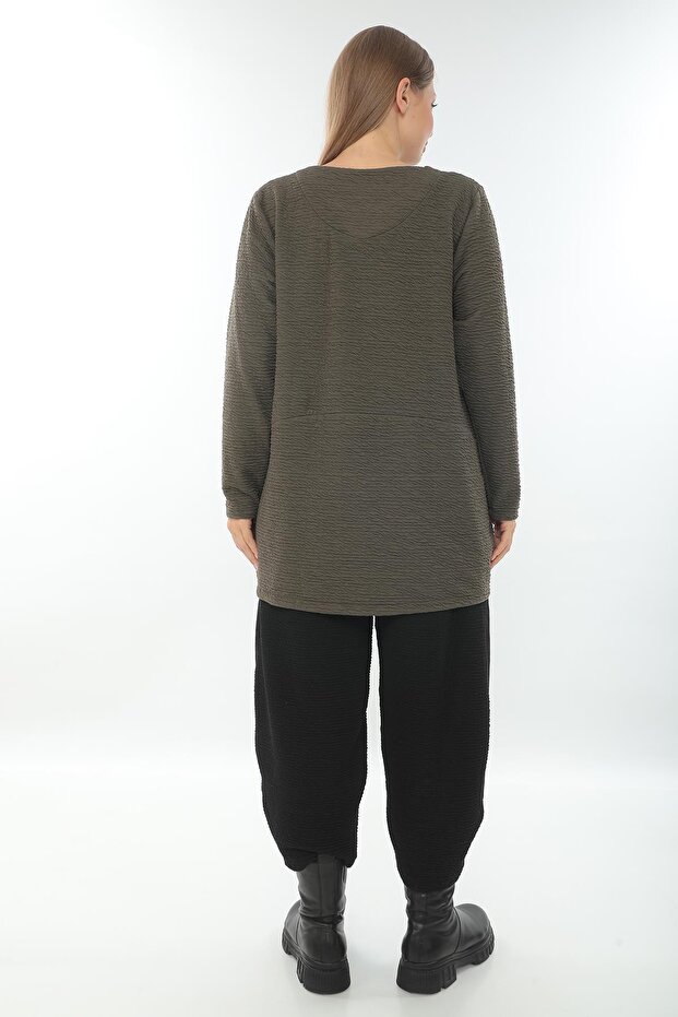 23513 موديل تونيك كاكي - 4