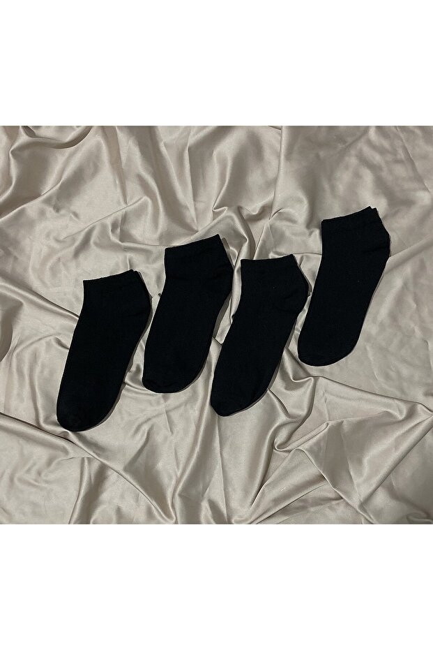 4 Pack Black Daily Socks (4 Pairs)