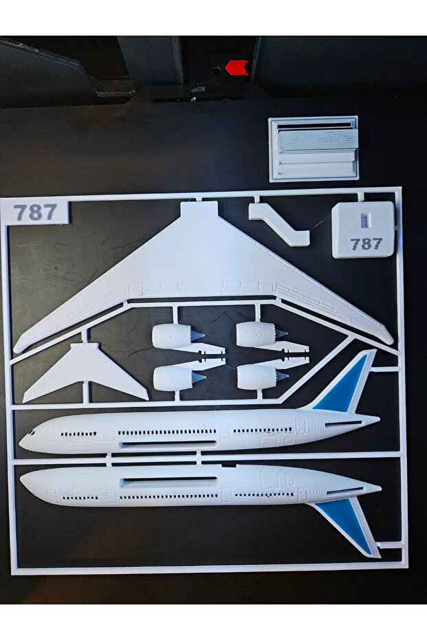 B-787 Uçak Model Kit - 5