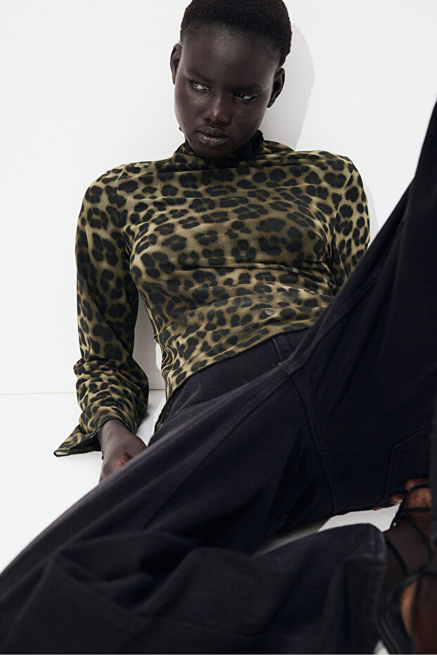 Desenli File Üst - 1