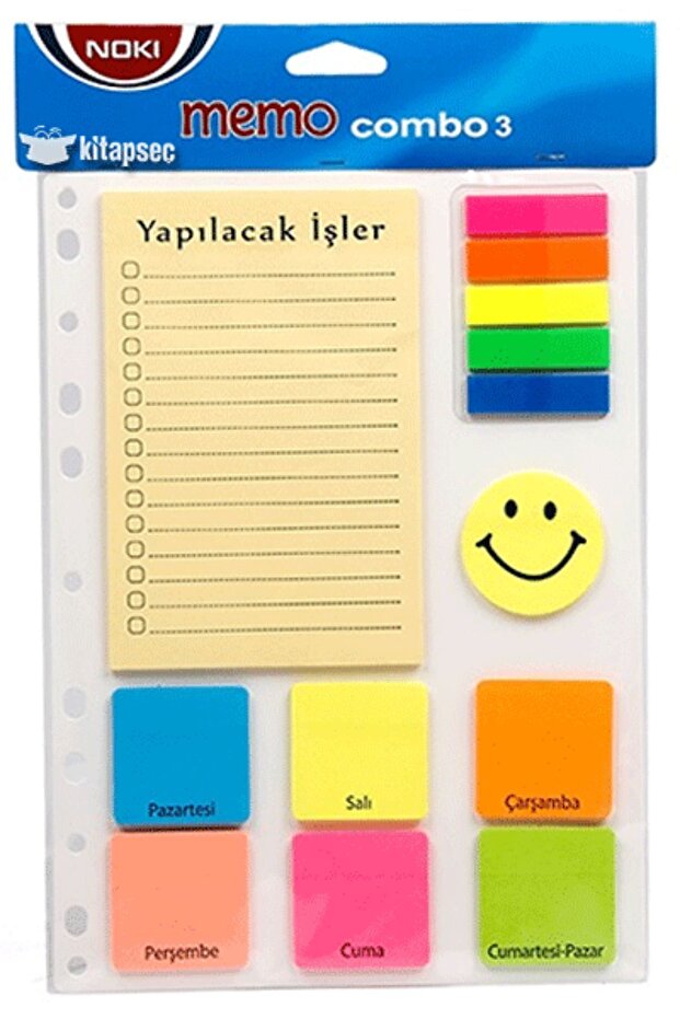 Günlük Planlamalı Postit Memo Combo Yp - 1