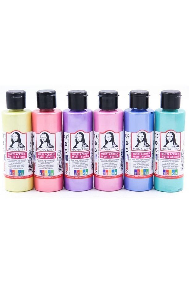 Multi Akrilik Boya Inci 6 Metalik Renk X 70 ml Şişe - 3