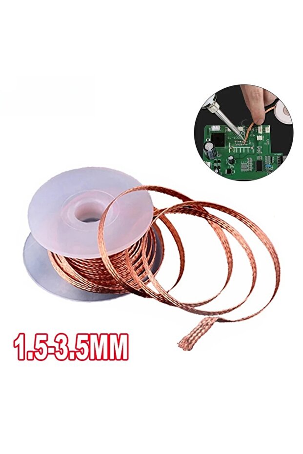 3.0MMX3M 1PCS 1.0-4.0mm Desoldering Mesh Braid Tape Copper Welding Point Solder Remover Wire Solder