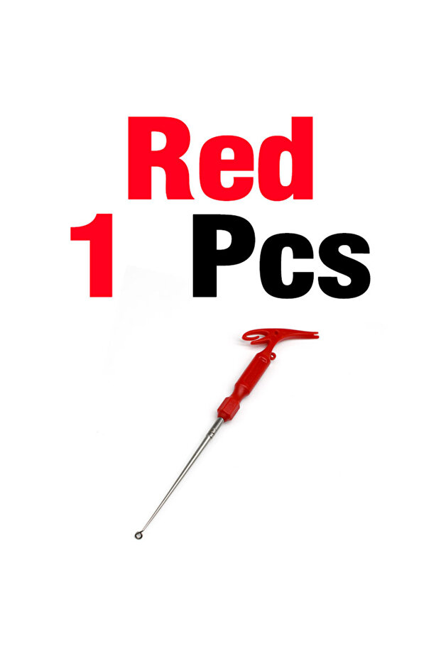 Red 1Pcs MNFT Security Extractor Fish Hook Remove Quick Disconnect Device Fishing Accessory Portabl - 1