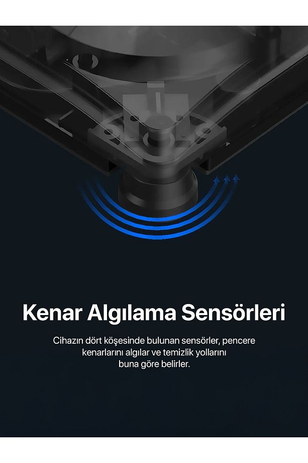 Elo Akıllı Cam Silme Robotu Uzaktan Kumandalı Ve Mobil App Kontrollü Wi-fi Cam Temizleyici X8681 - 6