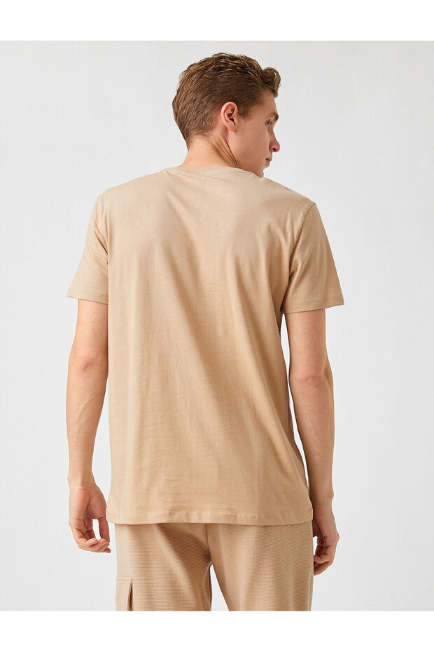 Slim Fit Basic Tişört - 4
