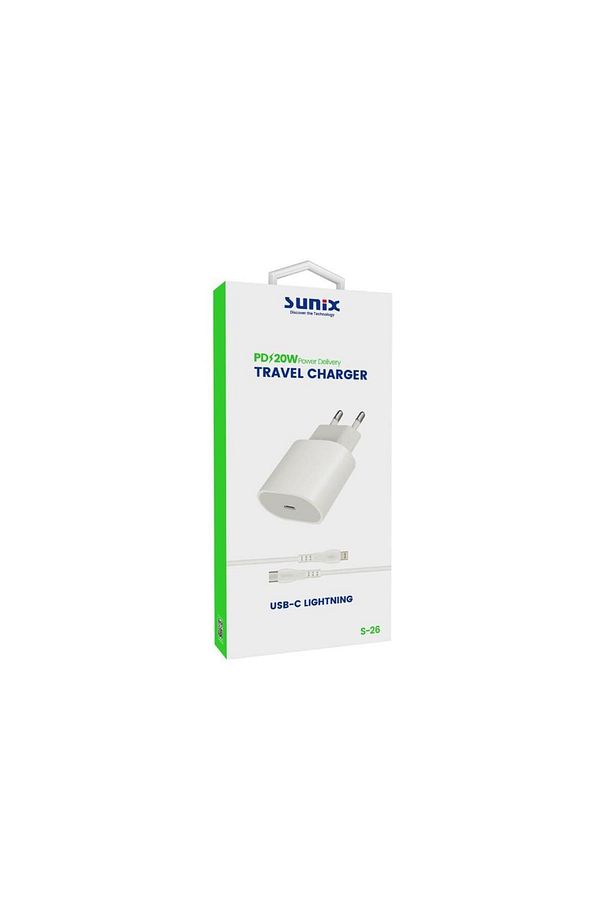 Pd 20w Usb-c Girişli Type-c / Lightning Hızlı Şarj Aleti Seti Beyaz S-26 - 2