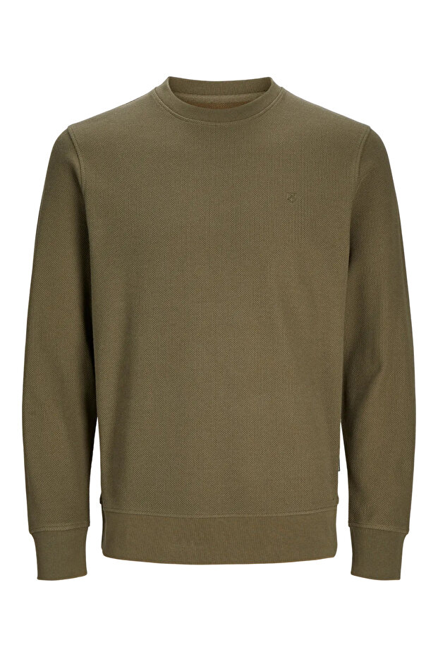 JPRBLAROWAN STRUCTURED SWEAT CREW NECK - 1