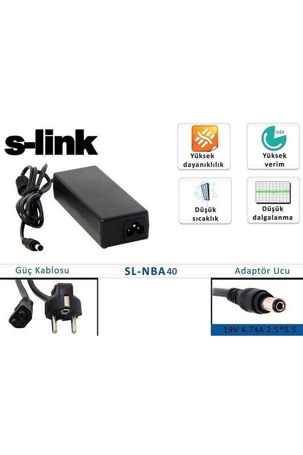 Sl-nba40 19v 4.74a 5.5*2.5 Asus/hp Notebook Standart Adapt - 1