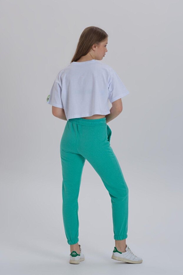 بنطال رياضي أساسي بأرجل مضلعة - 8