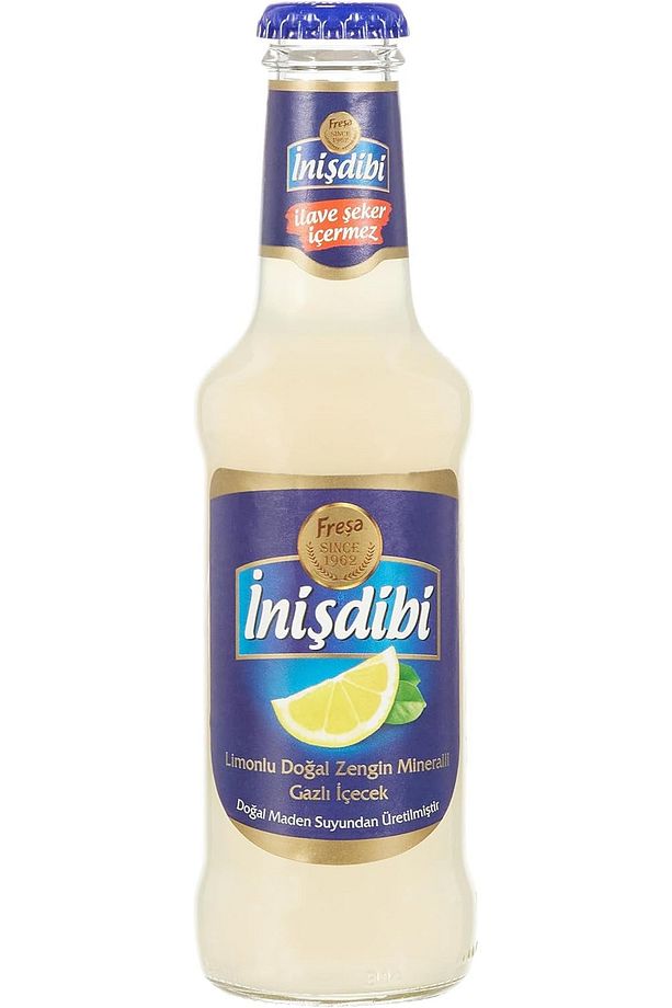 İnişdibi Limonlu Madensuyu 24'lü Paket (200 ml x 24 Adet) - 1