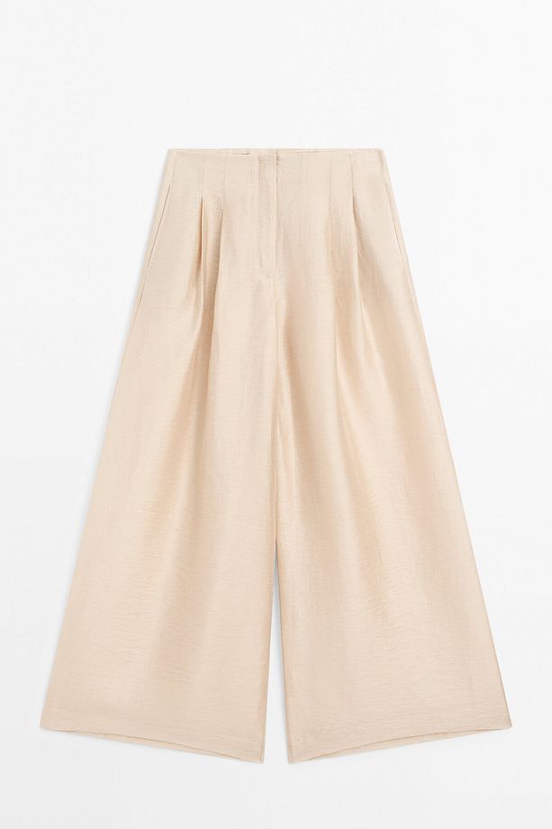 Fluid tweezers trousers with wool - 6
