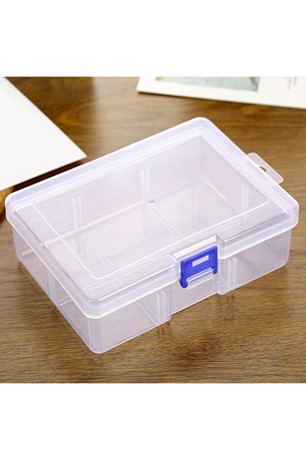 1PC Clear Plastic Box Rectangular Box Screwdrivers Bits Tools Bleads Dustproof Waterproof Packing St - 1