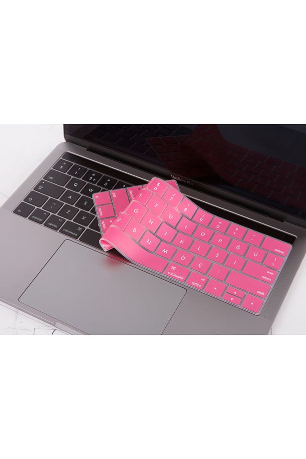 Macbook Pro Kılıf Klavye Koruyucu Türkçe Baskılı (US TO TR) A1706 A1989 A2159 A1707 A1990 Ile Uyumlu - 1