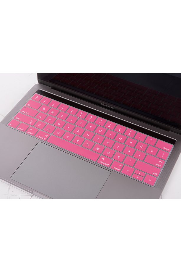 Macbook Pro Kılıf Klavye Koruyucu Türkçe Baskılı (US TO TR) A1706 A1989 A2159 A1707 A1990 Ile Uyumlu - 4