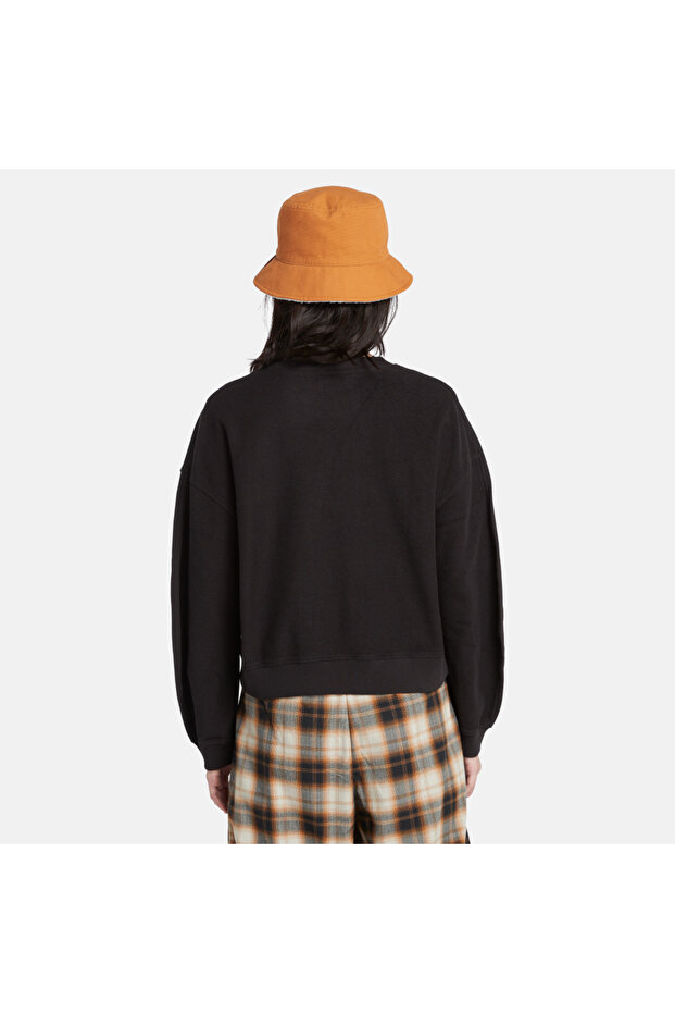 Mixed Textured Crew Sweat - 2