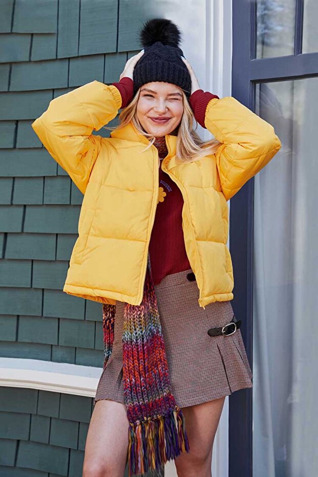 Örgü Ponponlu Bere - 1