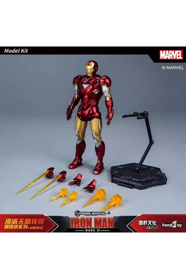 MK6 OPP Bagged Fondjoy 1/12 Marvel Iron Man MARK6 Models Kit Infinity Saga The Avengers MK6 Mecha As