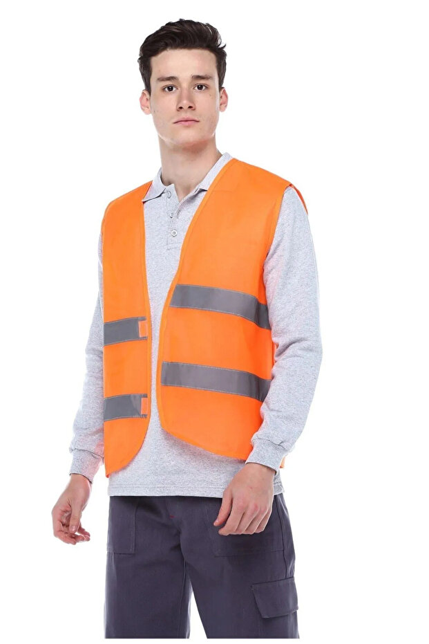 سترة تحذير برتقالية - 1