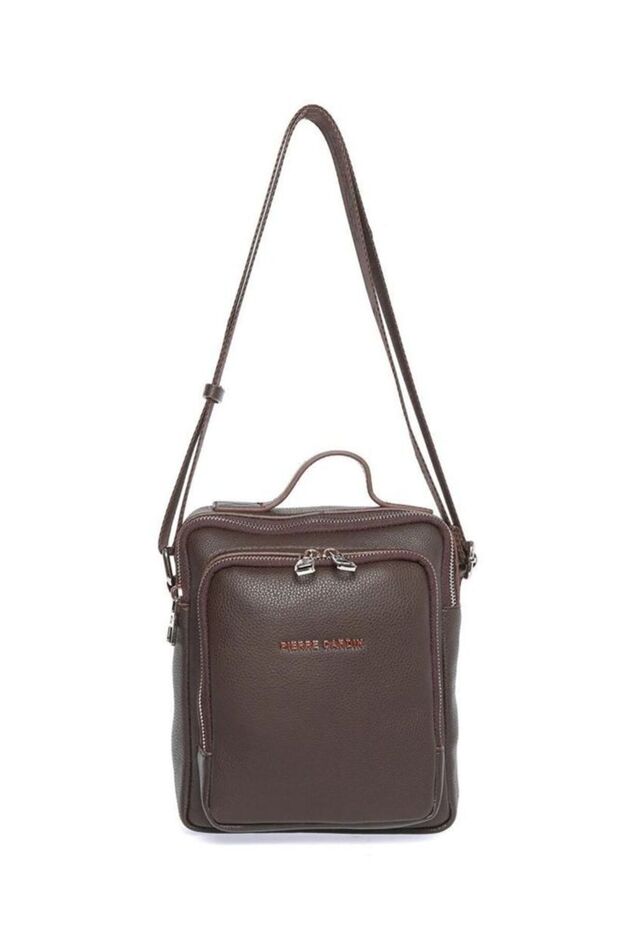 Brown Unisex Messenger Bag 01pc001173-f