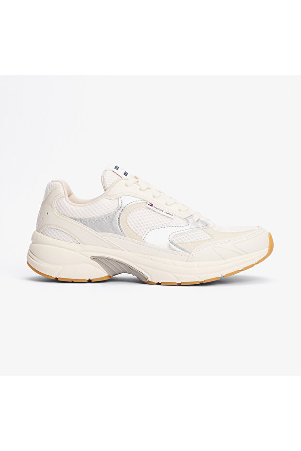 The Coney Metallic Women's Beige Sneakers