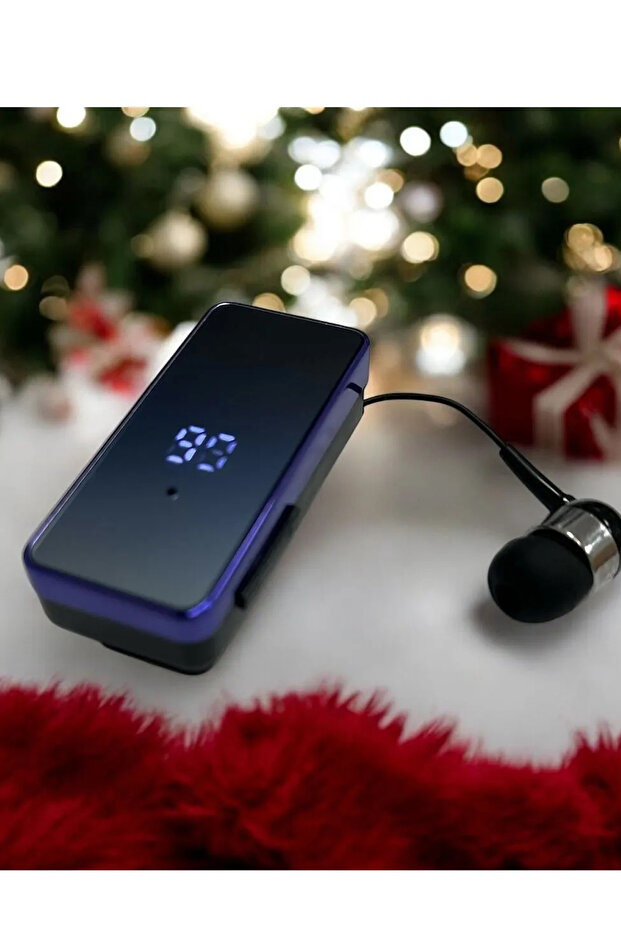 Android & iOS Uyumlu Makaralı Titreşimli Dijital Bluetooth Kulaklık LX70 - 1