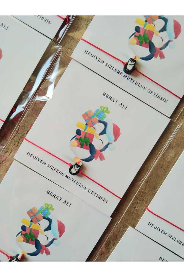Gift Birthday Circumcision Karne Preschool Card Penguin Bracelet 16 Pieces