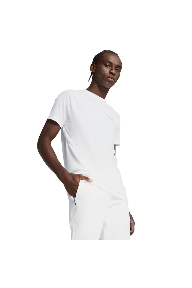 Evostripe Erkek Beyaz Günlük Stil T-Shirt 68461102 - 1