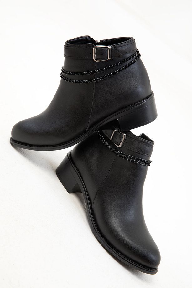 Siyah Kadın Bot & Bootie 20189 - 2