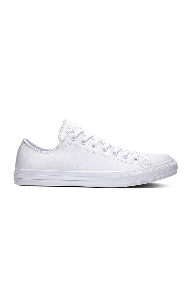 Chuck Taylor All Star Tonal Leather (Genuine Leather) Unisex White Sneaker
