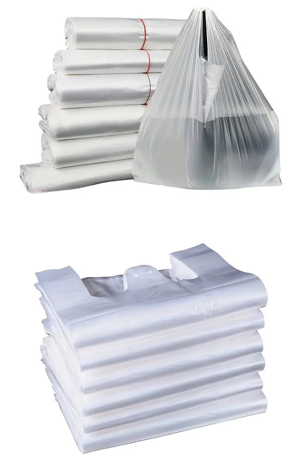 1 Kg 28x50 Cm ( 180-200 Adet ) Şeffaf Orta Boy Hışır Poşet Market Manav Poşeti - 2