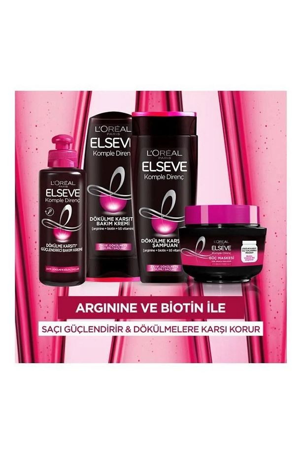 L'oreal Paris Komple Direnç Karşıtı 390ml Şampuan - 4 Adet / 057411 - 5