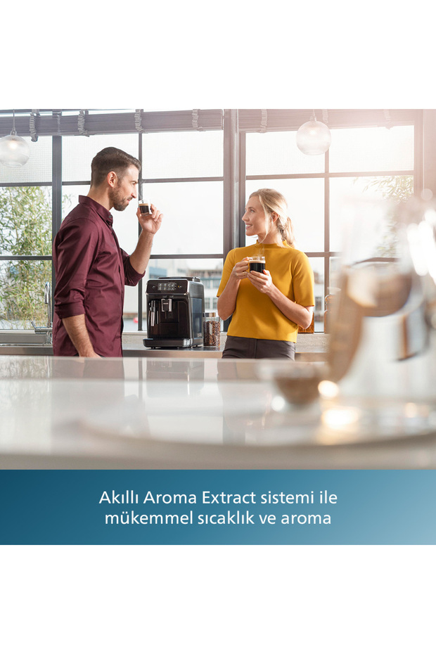 2200 Serisi Tam Otomatik Espresso Makinesi, Dokunmatik Ekran, Klasik Süt Köpürtücü, EP2220/10 - 5