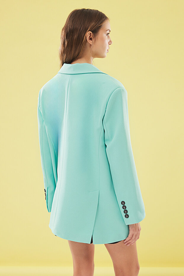 Turkusowa marynarka - Twoaw24Bc00107 - 5