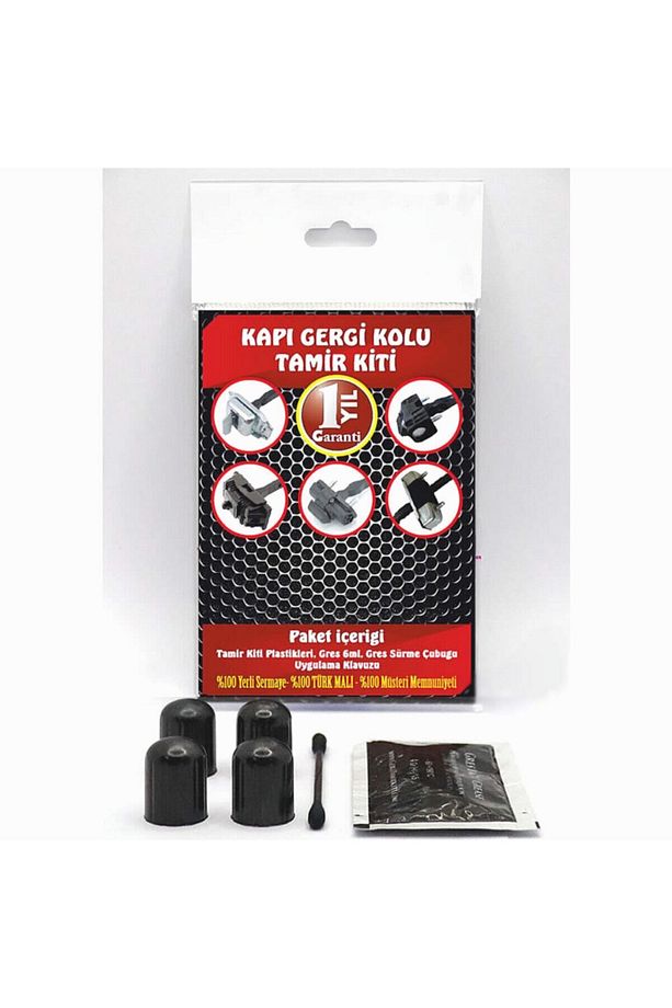 Citroen C4 Hb Ön Kapı Gergi Kolu Limitör Tamir Kiti 2004-2011 (2 Kapı Set) 2 Yıl Garanti - 3